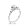 Thumbnail Image 1 of Engagement Ring 18ct White Gold 0.75ct Total Diamond Scatter Halo Ring