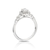 Thumbnail Image 2 of Engagement Ring 18ct White Gold 0.75ct Total Diamond Scatter Halo Ring