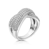Thumbnail Image 0 of 18ct White Gold 1.25ct Diamond Crossover Ring