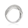 Thumbnail Image 1 of 18ct White Gold 1.25ct Diamond Crossover Ring