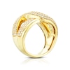 Thumbnail Image 1 of 18ct Yellow Gold 1.40ct Interlink Cocktail Ring