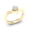 Thumbnail Image 1 of The Diamond Story 18ct Yellow Gold 0.50ct Diamond Shaped Ring