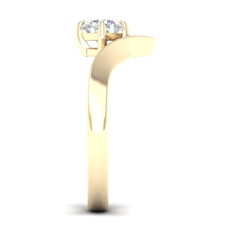 The Diamond Story 18ct Yellow Gold 0.50ct Diamond Shaped Ring