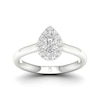 Thumbnail Image 1 of The Diamond Story Platinum 0.50ct  Diamond Pear Ring