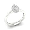 Thumbnail Image 2 of The Diamond Story Platinum 0.50ct  Diamond Pear Ring