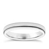 Thumbnail Image 0 of 18ct White Gold 3mm Super Heavyweight Court Ring