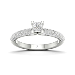 The Diamond Story 0.66ct Total Diamond Solitaire Ring