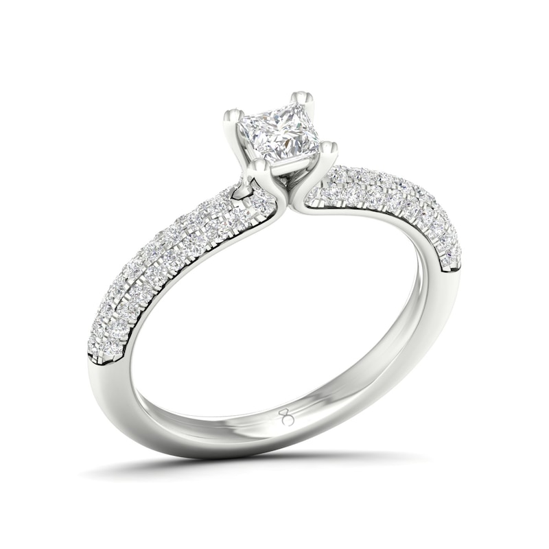 Main Image 2 of The Diamond Story 0.66ct Total Diamond Solitaire Ring