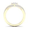 Thumbnail Image 2 of The Diamond Story 18ct Yellow Gold 0.62ct Total Diamond Ring