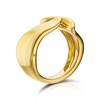 Thumbnail Image 1 of Sterling Silver & 18ct Gold Plated Vermeil Open Ring