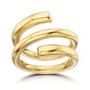 Thumbnail Image 2 of Sterling Silver & 18ct Gold Plated Vermeil Wrap Around Ring
