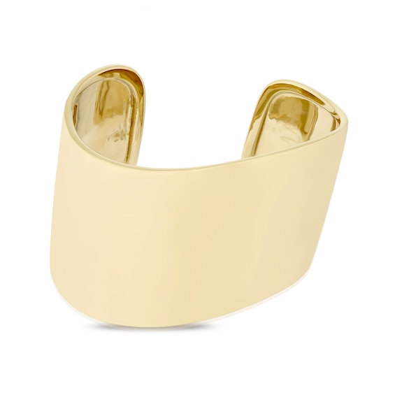 Sterling Silver & 18ct Gold Plated Vermeil 40mm Wide Cuff