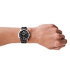 Thumbnail Image 2 of Emporio Armani Men's Black Dial Black Leather Strap Watch