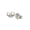 Thumbnail Image 3 of Platinum 1ct Diamond Pear Cluster Stud Earrings