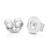 Thumbnail Image 2 of 9ct White Gold 0.25ct Diamond Rubover Stud Earrings