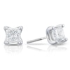 Thumbnail Image 0 of 18ct White Gold 0.75ct Diamond Princess Solitaire Earrings