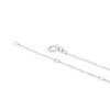 Thumbnail Image 3 of 9ct White Gold 0.25ct Diamond Rubover Necklace