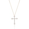 Thumbnail Image 0 of 9ct Yellow Gold 1ct Diamond Cross Pendant