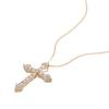 Thumbnail Image 2 of 9ct Yellow Gold 1ct Diamond Cross Pendant