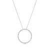 Thumbnail Image 0 of 9ct White Gold 0.50ct Diamond Circle Pendant