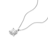 Thumbnail Image 2 of 18ct White Gold 1ct Diamond Princess Solitaire Pendant