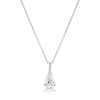 Thumbnail Image 1 of 18ct White Gold 0.70ct Diamond Pear Solitaire Pendant