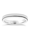 Thumbnail Image 0 of 14ct White Gold Super Heavyweight Court Ring 3mm