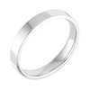 Thumbnail Image 1 of 14ct White Gold Extra Heavyweight Flat Court Ring 3mm