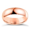 Thumbnail Image 0 of 14ct Rose Gold Extra Heavyweight D Shape Ring 8mm