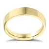 14ct Yellow Gold Extra Heavyweight Flat Court Ring 8mm