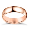 Thumbnail Image 0 of 14ct Rose Gold Extra Heavyweight Court Ring 6mm