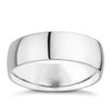 Thumbnail Image 1 of 14ct White Gold Extra Heavyweight Court Ring 8mm