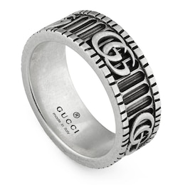 Gucci GG Marmont Silver M-N Ring