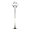 Thumbnail Image 4 of Engagement Ring 18ct White Gold & Platinum 0.75ct Diamond Ring