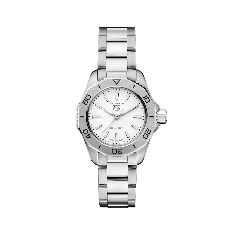 TAG Heuer Aquaracer 200 Ladies' White Dial & Stainless Steel Watch