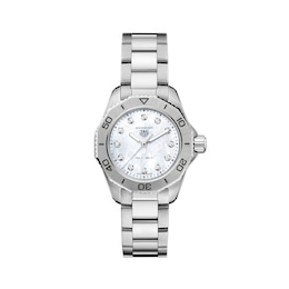 TAG Heuer Aquaracer 200 Ladies' Mother Of Pearl & Stainless Steel Watch