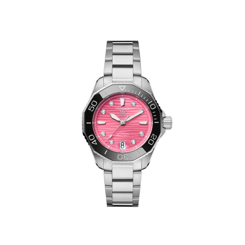 TAG Heuer Aquaracer Professional 300 Pink Dial & Stainless Steel Watch