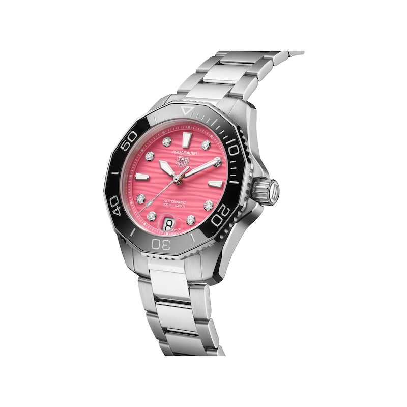 TAG Heuer Aquaracer Professional 300 Pink Dial & Stainless Steel Watch