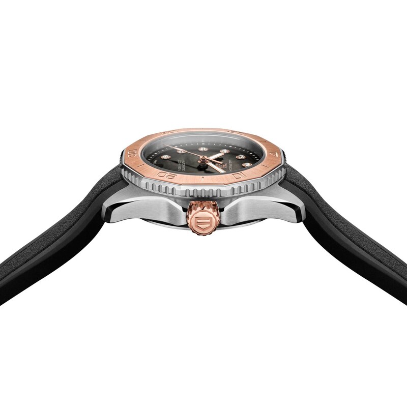 TAG Heuer Aquaracer Diamond Ladies' Black Strap Watch