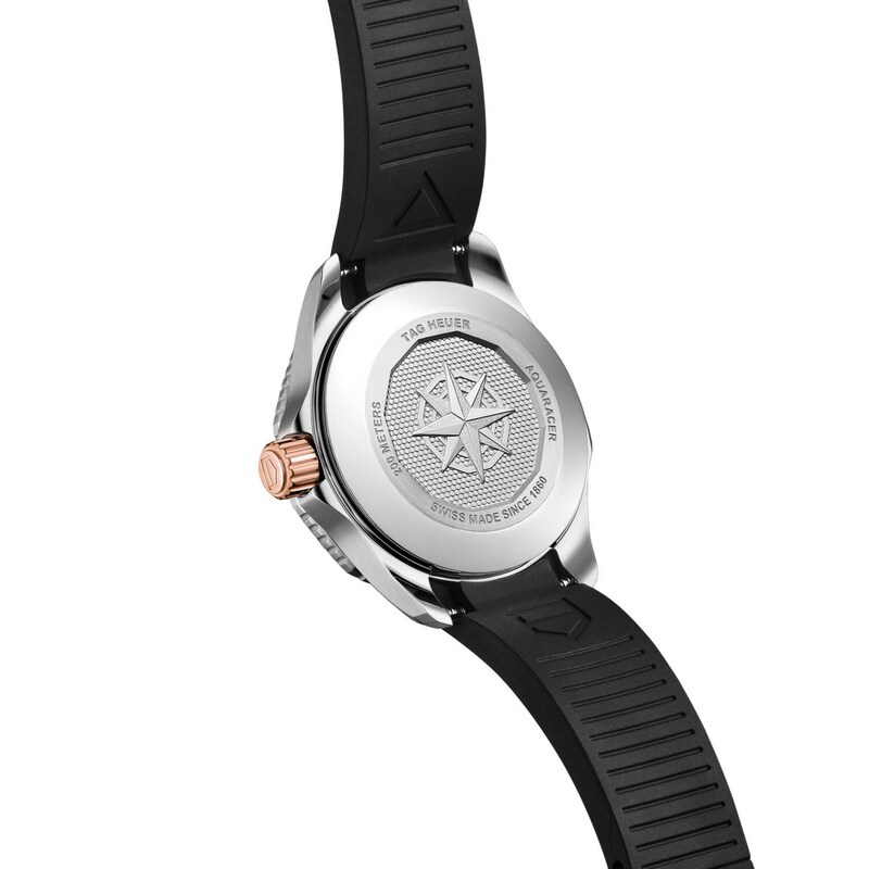 TAG Heuer Aquaracer Diamond Ladies' Black Strap Watch