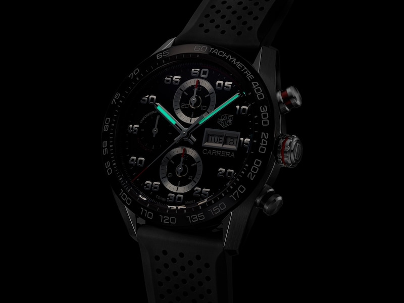 TAG Heuer Carrera Men's Black Strap Watch