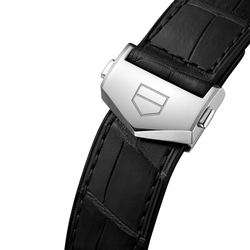TAG Heuer Carrera Men's Black Leather Watch
