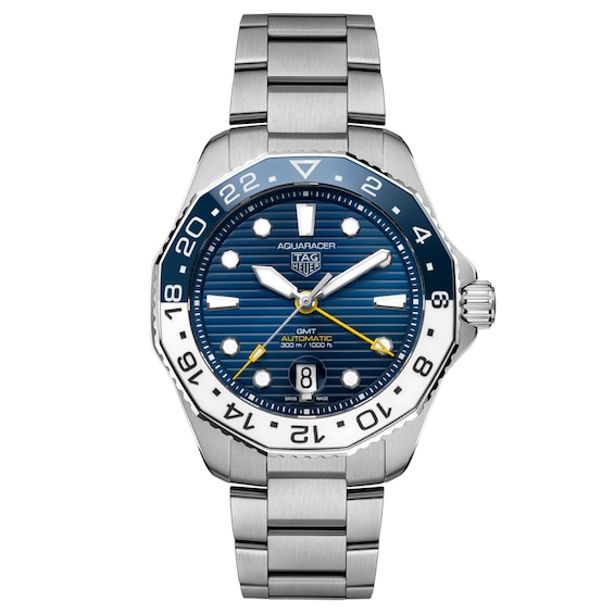 TAG Heuer Aquaracer GMT Stainless Steel Bracelet Watch