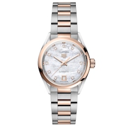 TAG Heuer Carrera Ladies' 18ct Rose Gold & Steel Watch