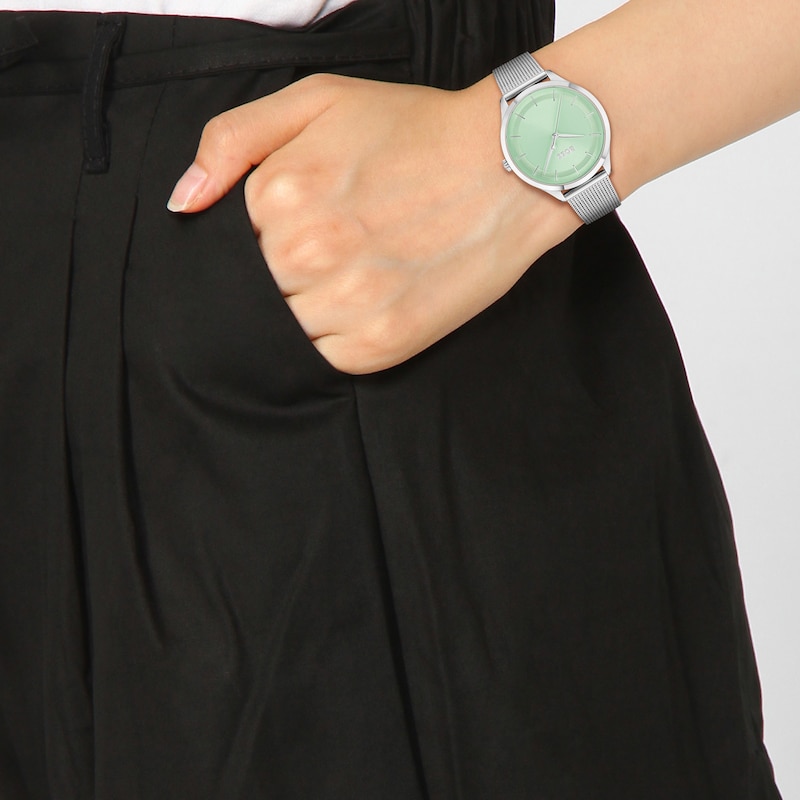 BOSS Pura Ladies' Stainless Steel Mesh Bracelet Watch
