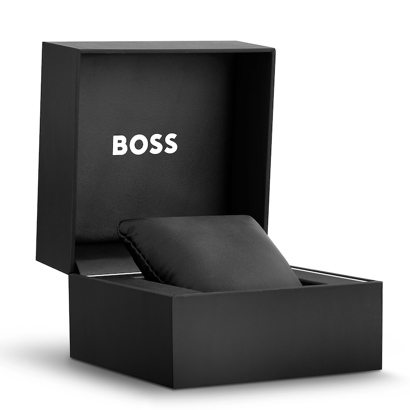 BOSS Ace Men's Black Silicone Strap Watch