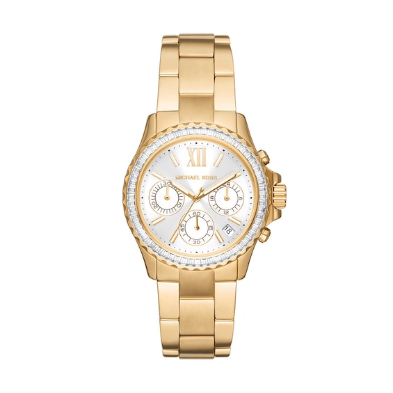 Michael Kors Everest Ladies’ Yellow Gold Tone Bracelet Watch