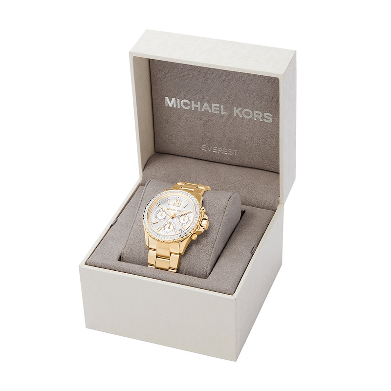 Michael Kors Everest Ladies' Yellow Gold-Tone Bracelet Watch