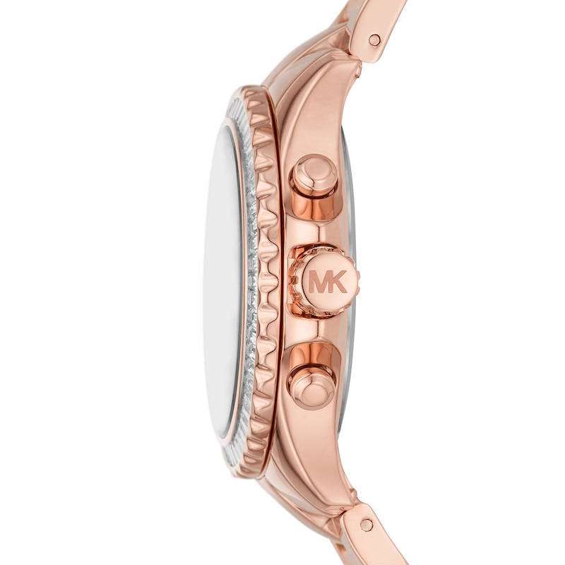 Michael Kors Everest Chrono Rose Gold-Tone Bracelet Watch