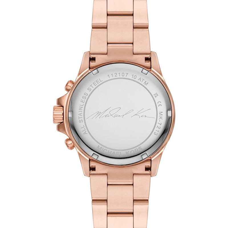 Michael Kors Everest Chrono Rose Gold-Tone Bracelet Watch